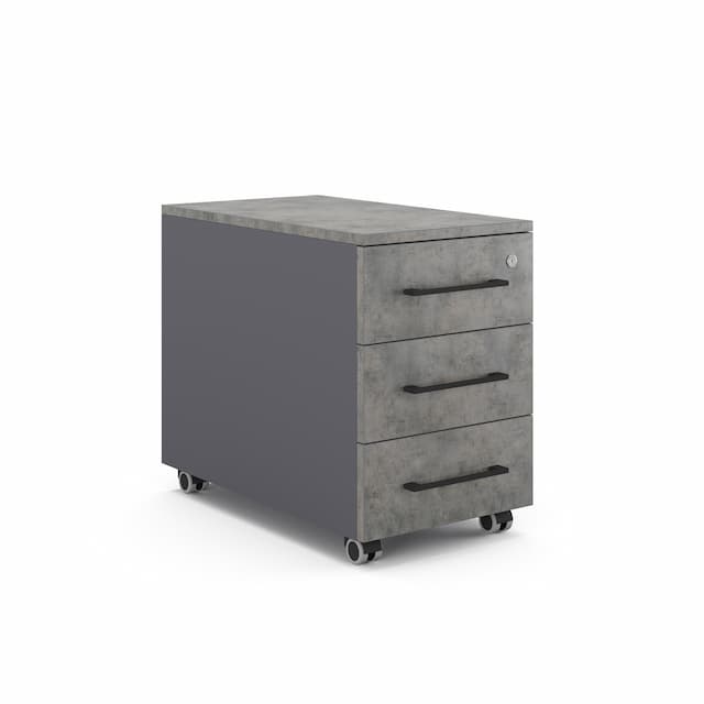 Тумба мобильная Kobor TМ3-40/70 graphite/chicago