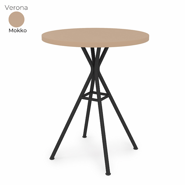 Стол обеденный круглый Алсав 21Verona.006.R Mokko