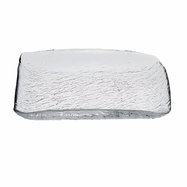 Тарелка прямоугольная ARDACAM Kendo ARD 2099.1 34,5x25 см h 4 см (стекло, прозрачная)