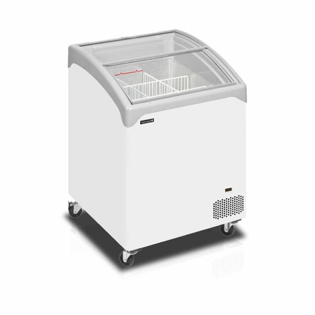 Ларь морозильный со стеклянной гнутой крышкой TEFCOLD NIC101SCEB