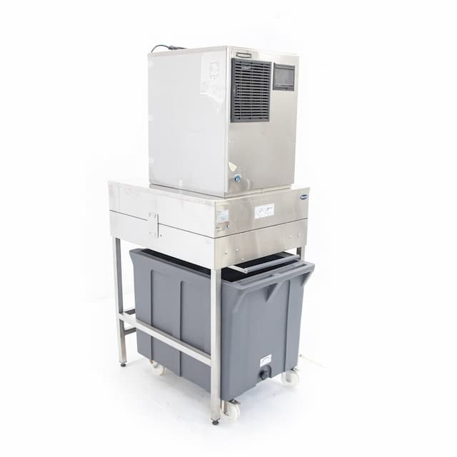 Льдогенератор (гранулы, 450кг) Hoshizaki FM-600AWHE+бункер E-ITS100NS с тележкой арт. УТ-00093767 (Восстановленное 1 шт)