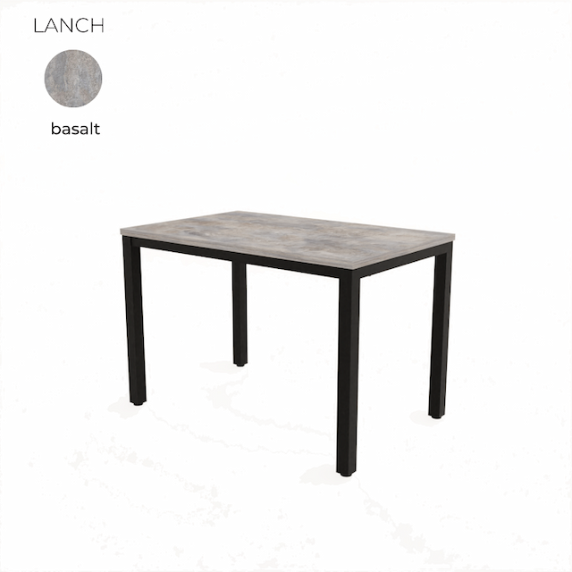 Стол обеденный прямоугольный Алсав 21LANCH.001 Basalt