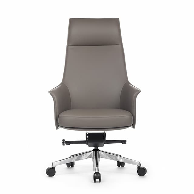 Кресло RV DESIGN Rosso А1918 Серый (3A ND9711) натуральная кожа