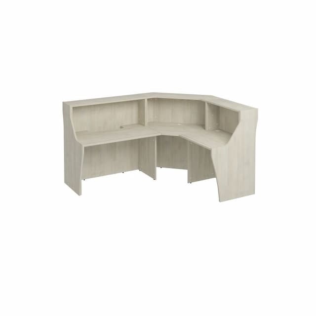 Стойка ресепшен угловая с вырезом левая/правая Юнитекс КОМФОРТ К.9232 ДШ дуб шамони