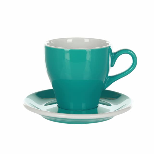 Кофейная пара Loveramics Tulip 280ml, бирюзовый (teal BTE)